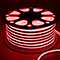 Гибкий неон круглый 360° (120LED на 1м, SMD2835, D16мм, IP68, бухта 100м) красный