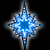 Верхушка на елку «Полярная звезда» (80см, для елей от 5 до 12м)