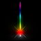 Уличная светодиодная гирлянда «Тающие сосульки-колба» 8шт. 30см Метеоритный дождь разноцветная